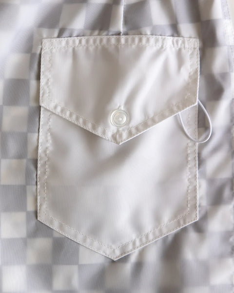 300 Boardshorts - Checkmate White