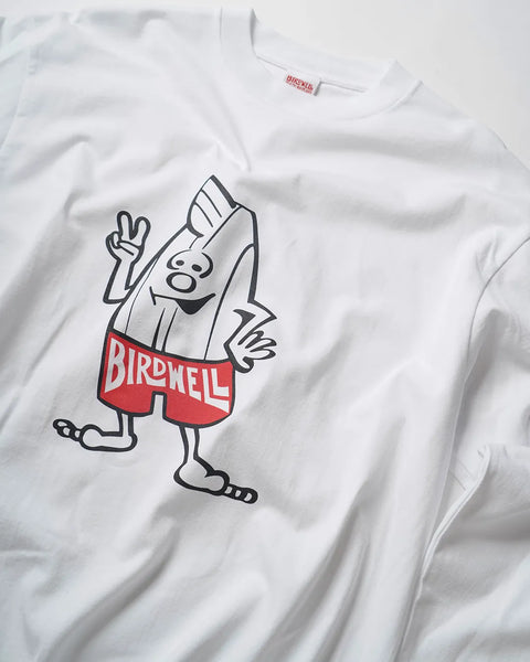 BIRDIE LS T-SHIRT-JP - WHITE