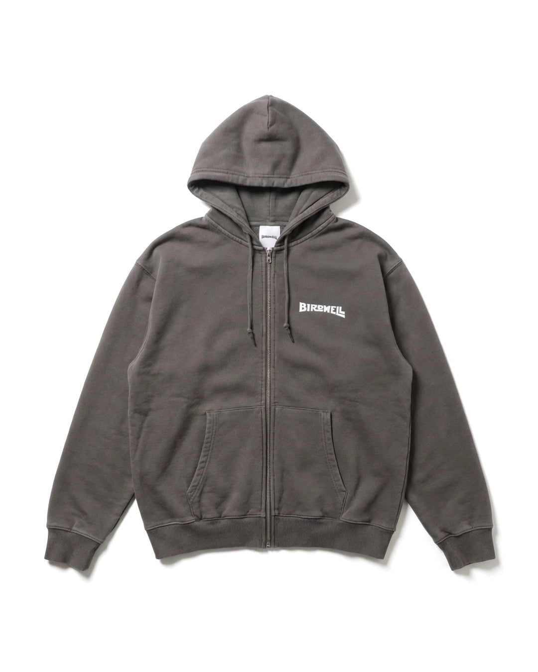 WORDMARK LOCKUP PGM ZIP HOODIE-JP - GRAY – Birdwell