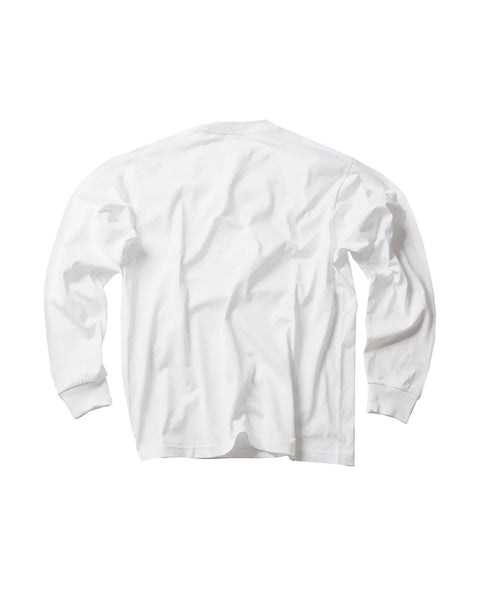 WORDMARK LS T- SHIRT-JP - WHITE