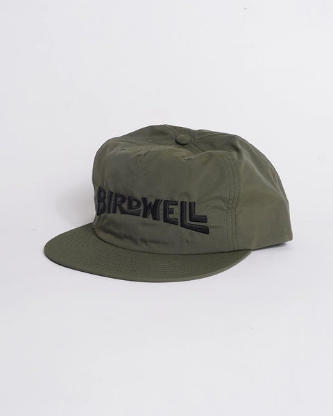 【JAPAN LIMITED】Wordmark Nylon Snapback - Khaki × Black