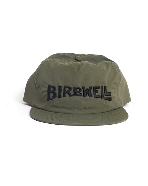 【JAPAN LIMITED】Wordmark Nylon Snapback - Khaki × Black