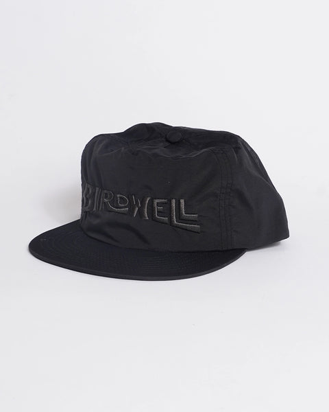 【JAPAN LIMITED】Wordmark Nylon Snapback - Black × Charcoal Black