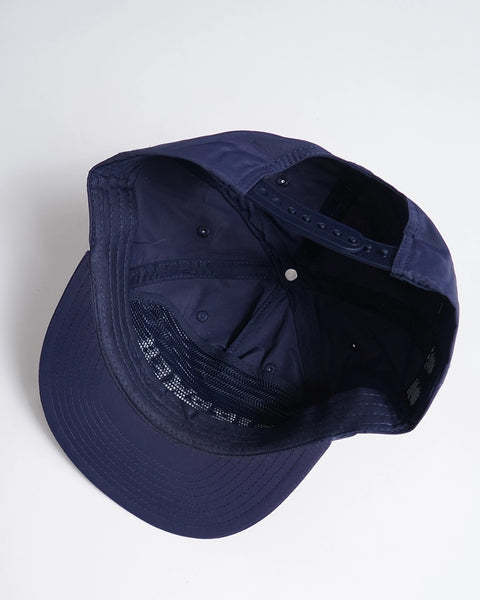 【JAPAN LIMITED】Wordmark Nylon Snapback - Navy × Off White