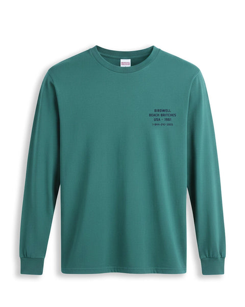 Van Surf Long Sleeve T-Shirt - Atlantic Green
