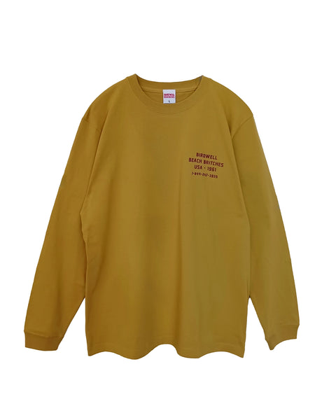 Van Surf Long Sleeve T-Shirt - Gold