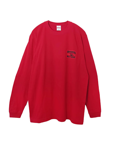Hangtag Long Sleeve T-Shirt - Fuji Red