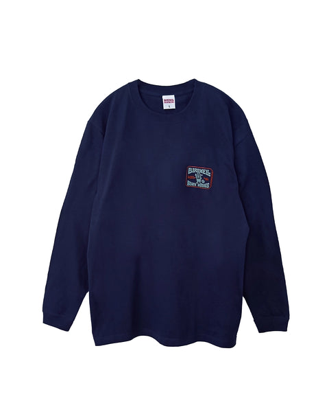 Hangtag Long Sleeve T-Shirt - Navy