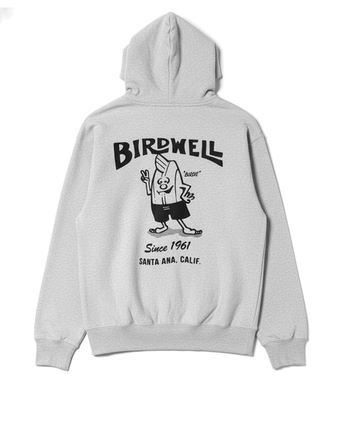 61 ZIP HOODIE-JP - HEATHER GREY