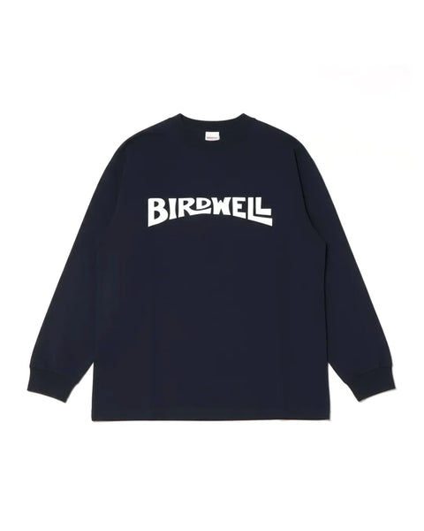 WORDMARK LS T- SHIRT-JP - NAVY