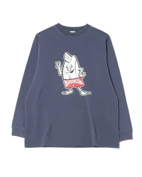BIRDIE PGM LS T-SHIRT-JP - BLUE