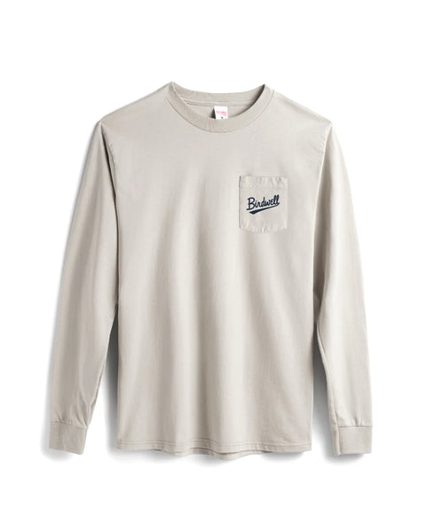 Baller  Long Sleeve Pocket T-Shirt - Bone