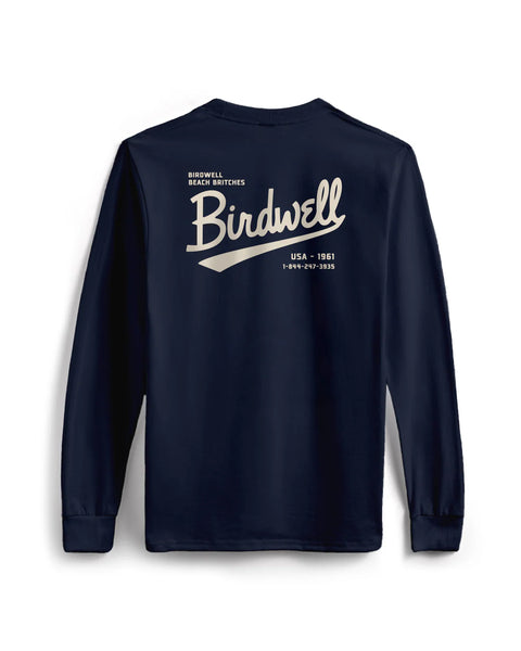 Baller  Long Sleeve Pocket T-Shirt - Navy