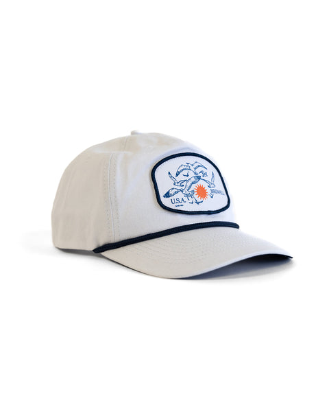 Tourist Twill Snapback - White