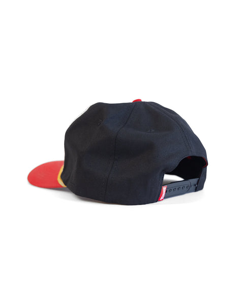Potato Patch Twill Snapback - Bone/Red/Black