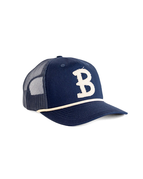 Big B Twill Snapback - Navy
