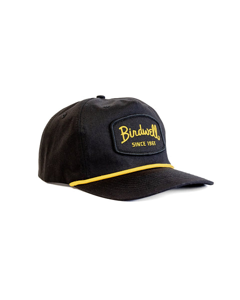 Shield Twill Snapback - Black