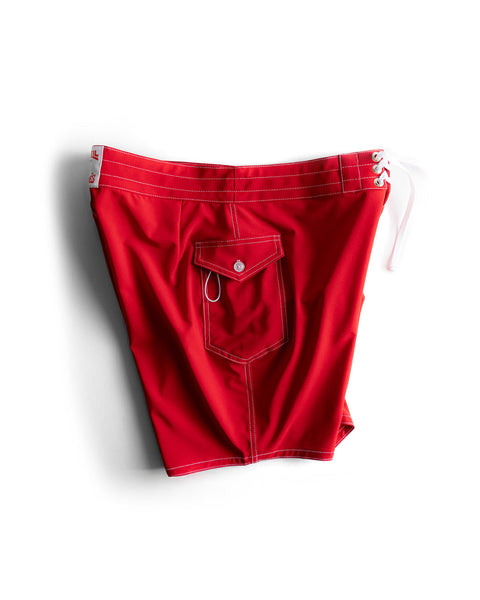 808 SurfStretch Side Pocket Boardshorts - Red