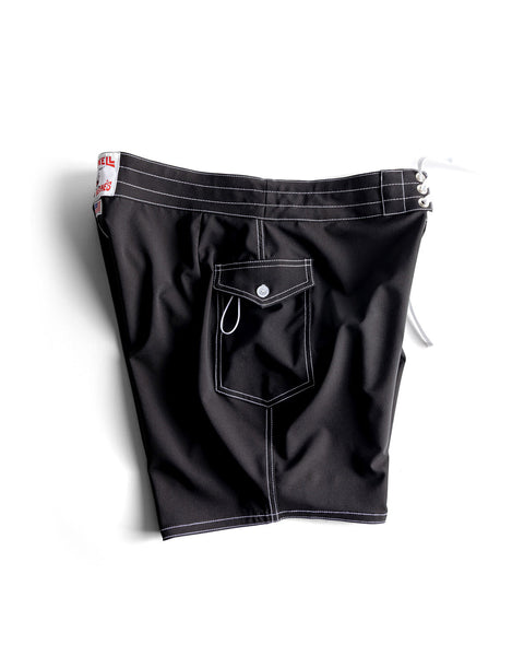 808 SurfStretch Side Pocket Boardshorts - Black