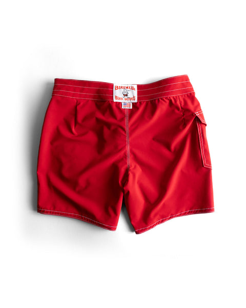 806 SurfStretch Side Pocket Boardshorts - Red