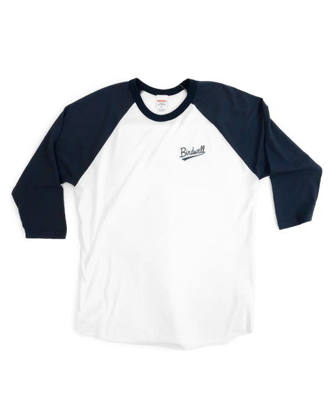 Baller 3/4 Sleeve Raglan - White