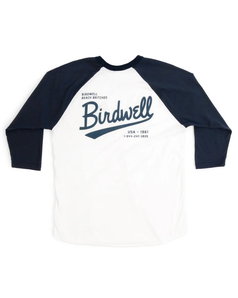 Baller 3/4 Sleeve Raglan - White
