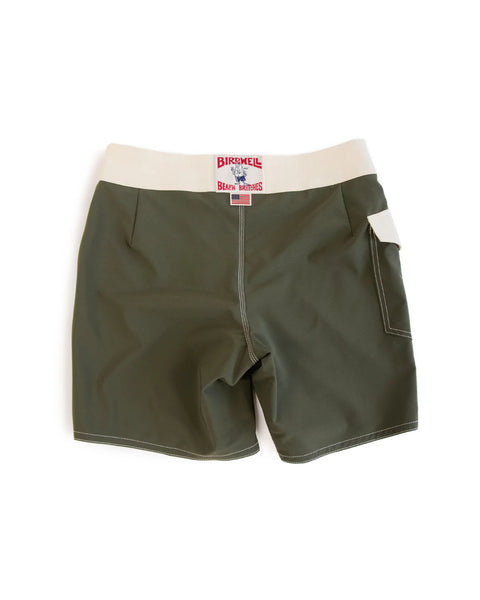 808 Mono Stripe Boardshorts - Army/Bone