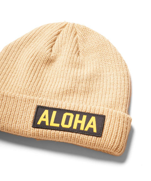 Aloha Watchcap Beanie - Tan