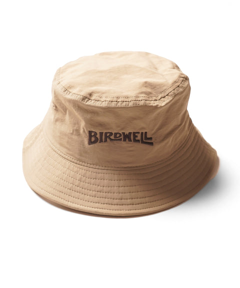 Wordmark Nylon Bucket Hat - Sand