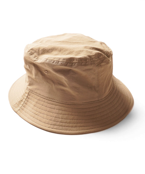 Wordmark Nylon Bucket Hat - Sand