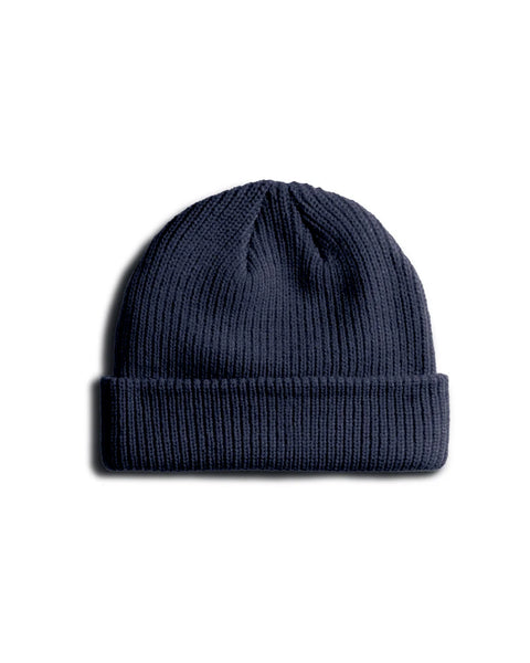 License Plate Watchcap Beanie - Navy