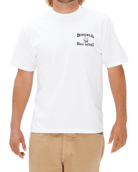 License Plate T-Shirt - White & Black