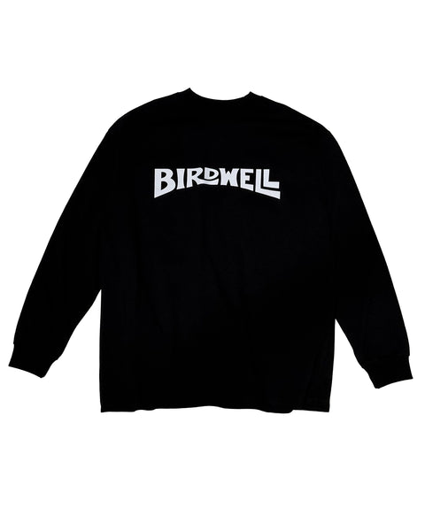 WORDMARK LS T- SHIRT-JP - BLACK