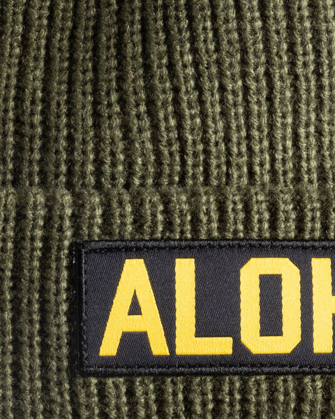 Aloha Watchcap Beanie - Army Green