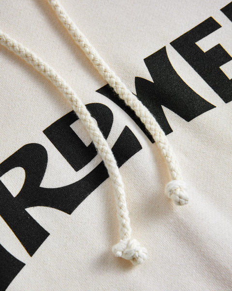 Wordmark Hoodie - Bone