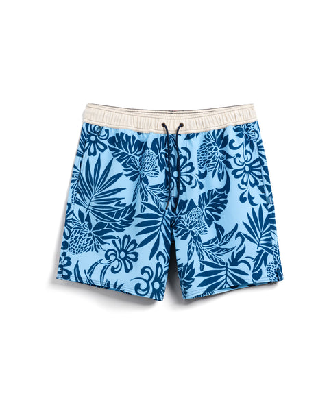 Wright Short - Blue Floral